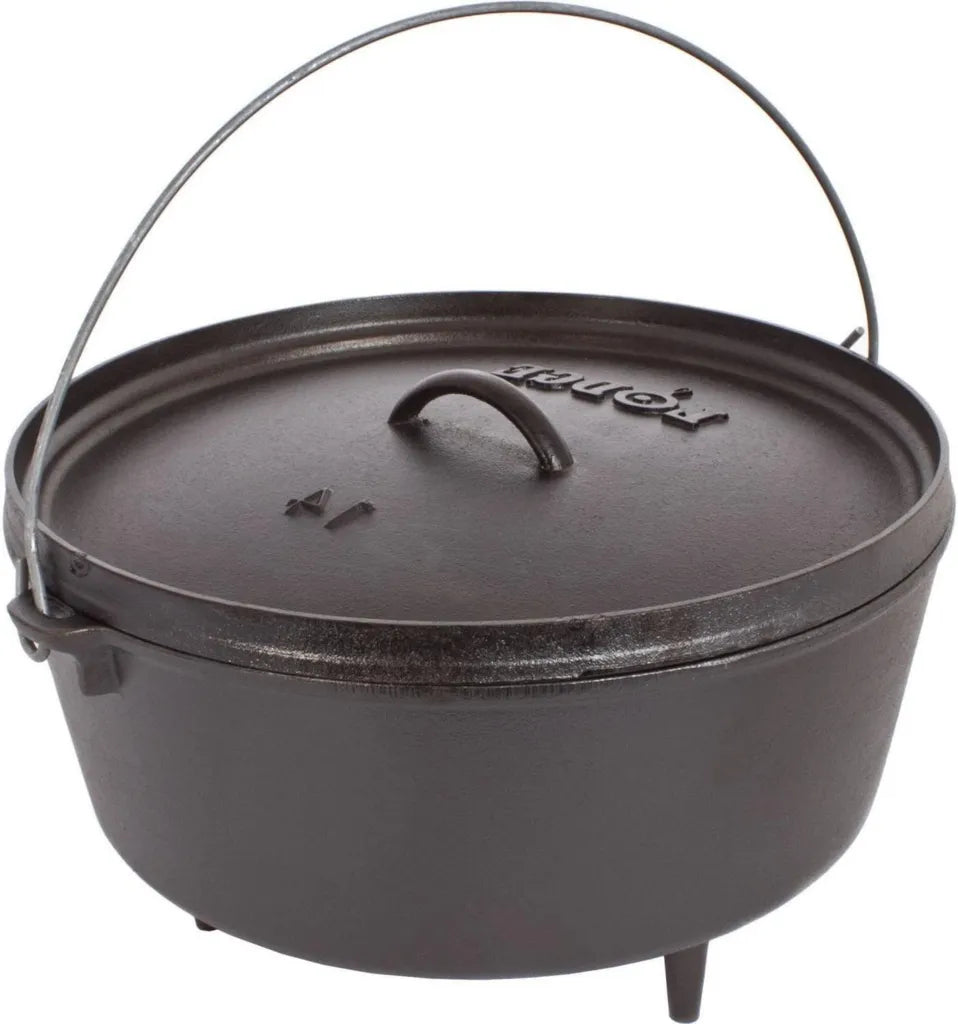 Cocotte en Fonte Pré-assaisonnée avec Couvercle 9,5 L