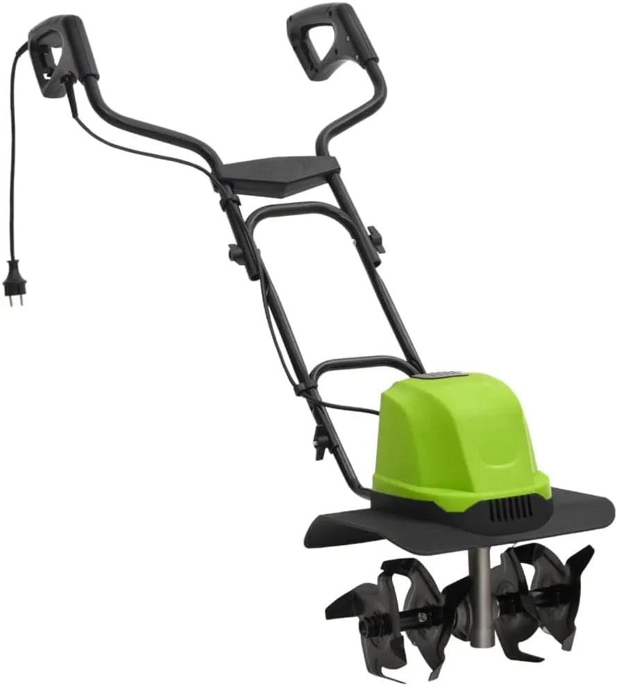 Motobineuse pour ameublir la terre et préparer les parcelles avant plantation rotoculteur électrique 800 W à 4 Lames en Acier: 36 cm, 23,5 cm