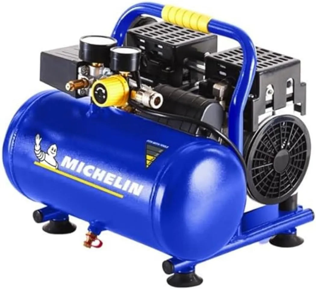Michelin MX6 Compresseur d'air – fonctionnement silencieux, 6.4 m, 4m, 8 bar, 106 l
