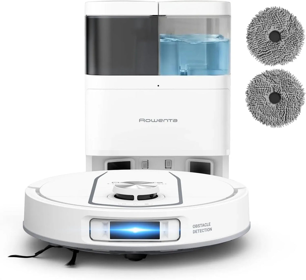 Rowenta Serie 580 Robot aspirateur, blanc, Aspirateur robot pour poils d'animaux avec 10000 Pa
