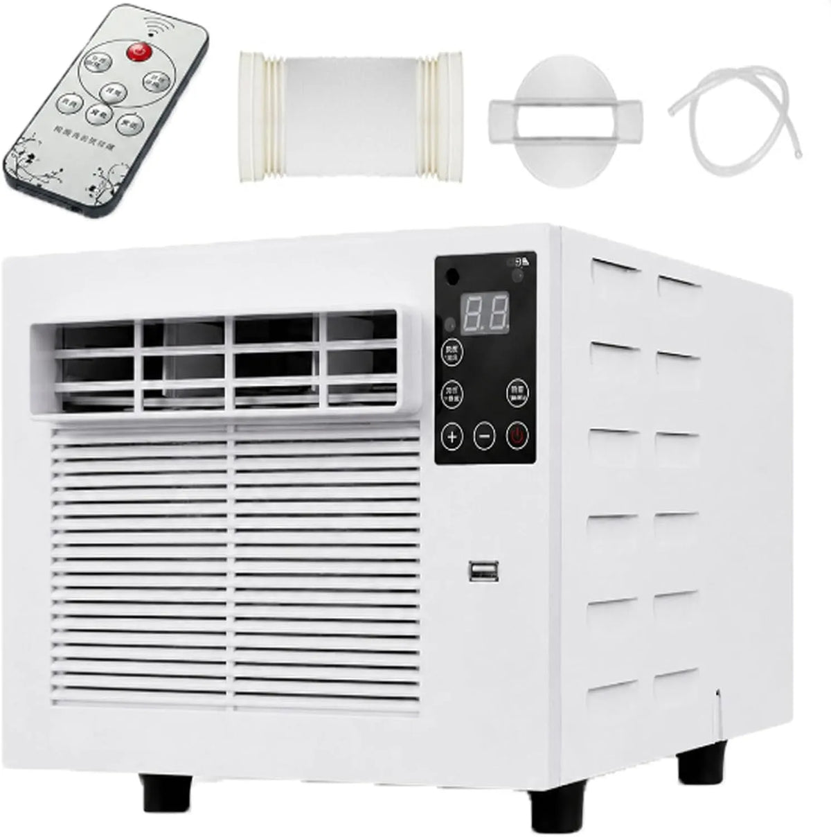 Climatiseur AC+0.9M, 280 W, portable, minuteur, silencieux, 1876 Btu, SUV Et Caravane, Minuterie À Distance AC+0.9M, Climatiseur Mobile pour Tente Et