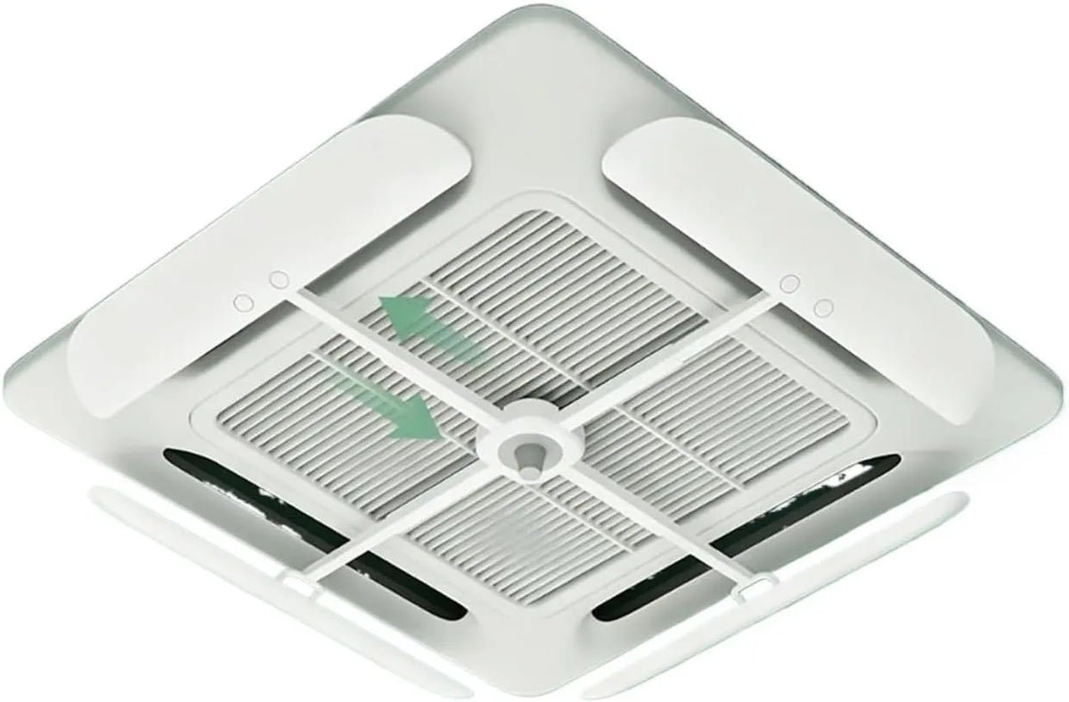Four électrique, 11x60 cm, Déflecteur de vent climatiseur plafond à cassette PP, Four-sided