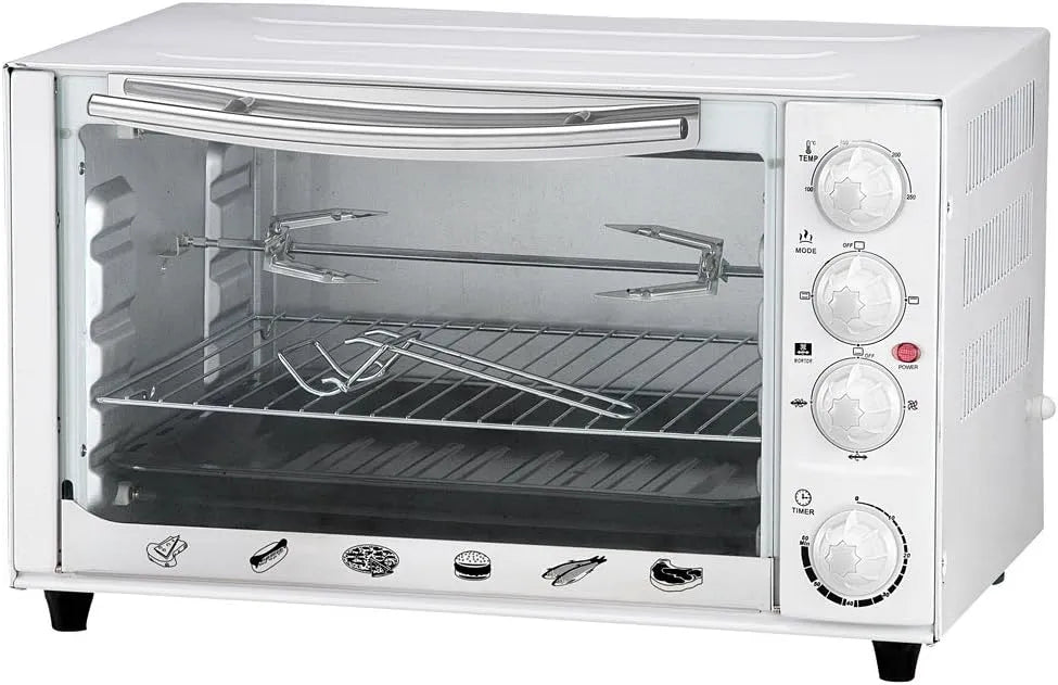 Four électrique, 34 L, Adler 6001-Four, blanc