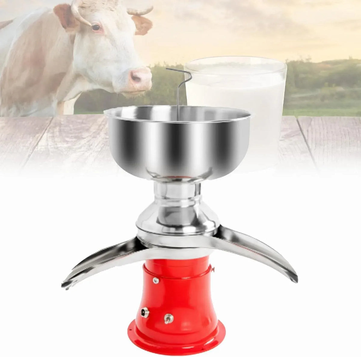Séparateur de crème de lait, pour Écumoire centrifuge pour usage professionnel, 50 l/h pour un dégraissage efficace du lait entier cru