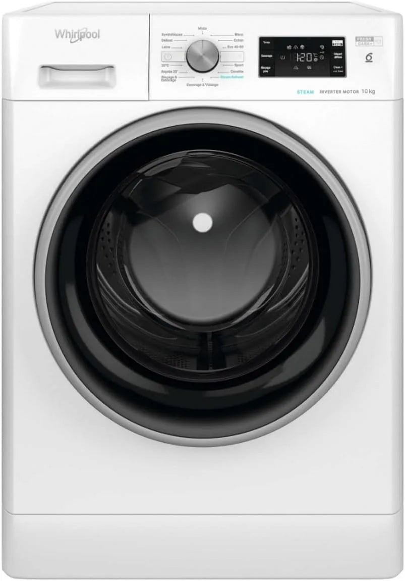Lave-linge FFBD10469BSVFR, 10 kg, blanc, Lave-linge frontal 10kg 1400 Tours, min Blanc - FFBD10469BSVFR
