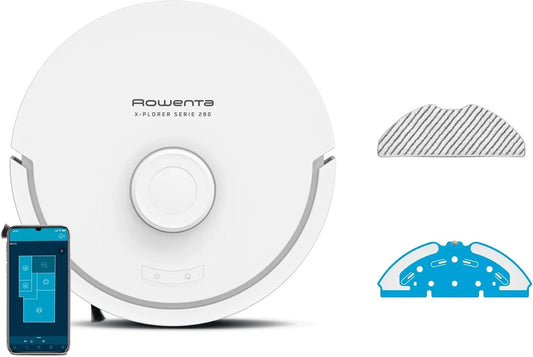 Rowenta X-Plorer RR88H7E0 Aspirateur robot – 280, blanc