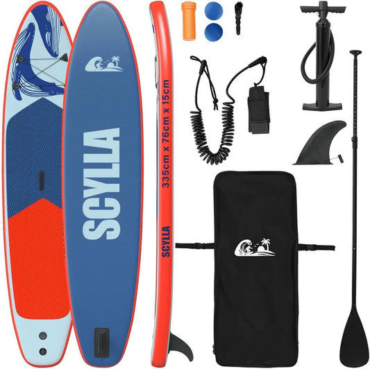 Planche de Paddle Gonflable en PVC pour Stand-Up Paddle sur Lac