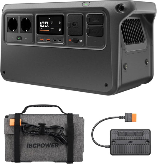 Station électrique portable et générateur solaire, 1024 Wh, 100W, 600 W, alimentation solaire, pour camping et camping-car
