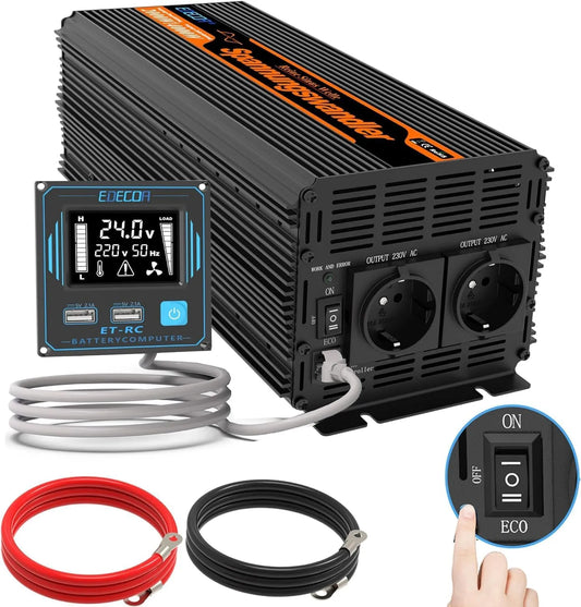 Panneau solaire et module photovoltaïque, 2000W, 24V, 220V, pour camping et camping-car