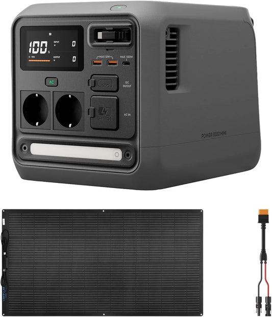 Station électrique portable et générateur solaire, 1008 Wh, 000 W, 200 W, alimentation solaire, flexible