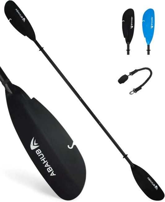 Pagaie Kayak Réglable en Aluminium 240-260cm avec Laisse