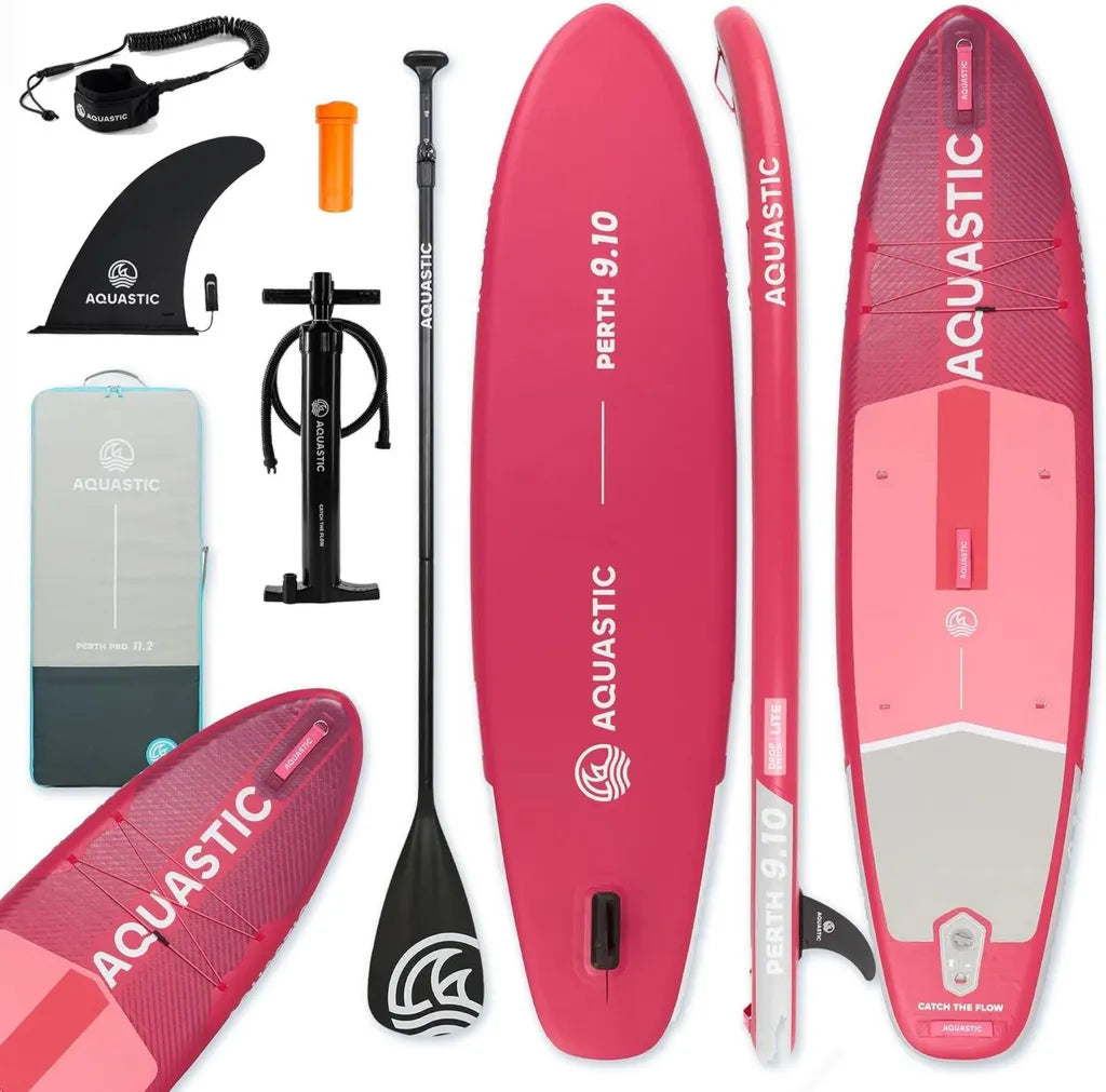 Planche de SUP Gonflable 300 cm avec Technologie Drop Stitch, Capacité 320L, Charge 100 kg