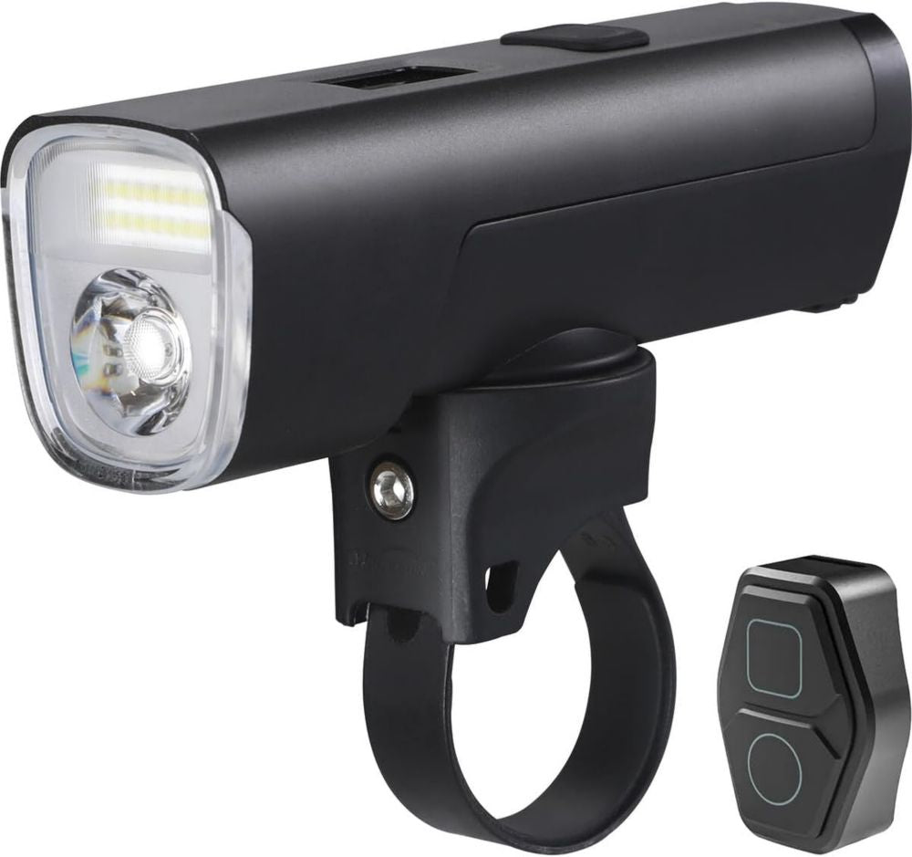 Lampe Vélo Avant Rechargeable ALLTY 1500S, Compacte et Puissante