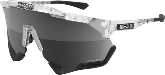 SCICON Lunettes de Soleil Aeroshade XL pour Performance Sportive - Multimiror Argent