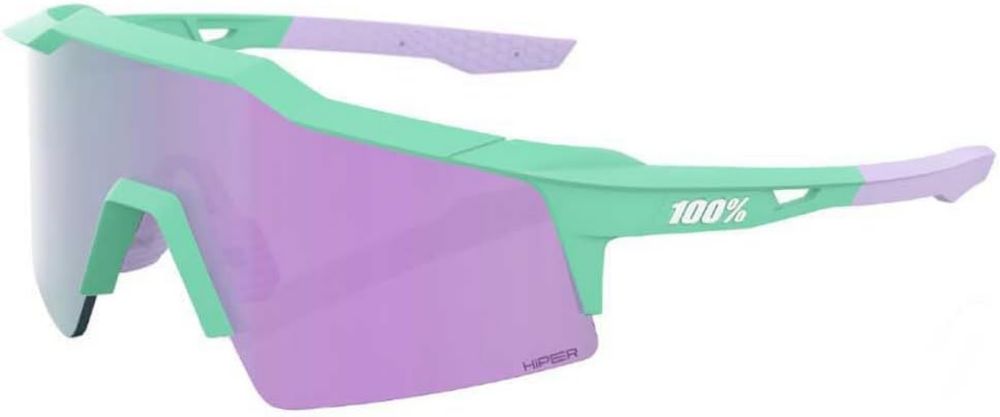 Lunettes de Soleil 100% Speedcraft SL Mixtes avec Verres Lavande - Vert