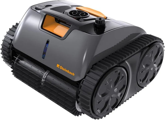 Aspirateur de Piscine Steinbach Poolrunner RXB 450 avec Application, Pour Piscines Jusqu'à 40m², Autonomie de 150 Min