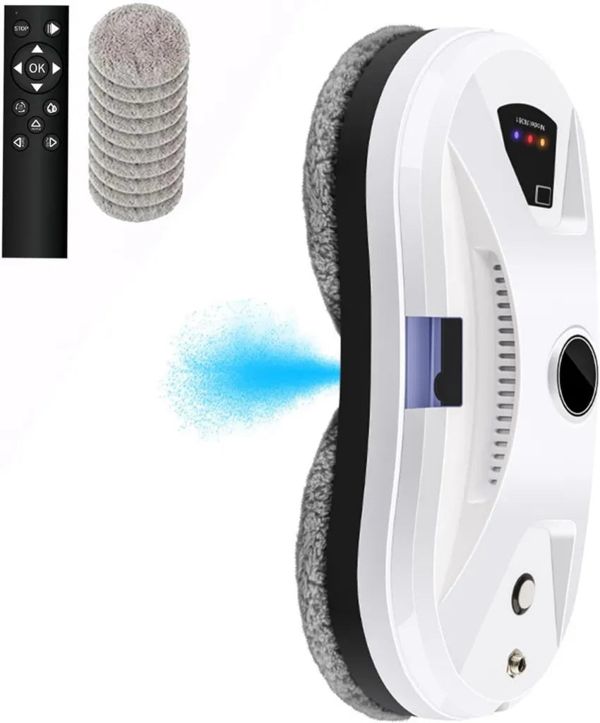 Robot Lave-Vitre Intelligent avec Aspiration 5600Pa et Pulvérisation Automatique