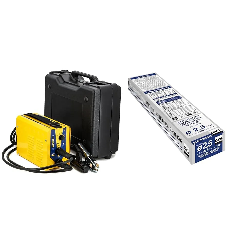 Gysmi 160P: MMA, 4 mm, 230V, 40V, GYS E6013