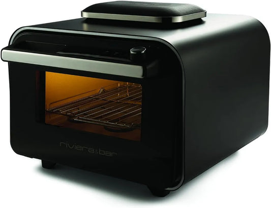 Four à Pizza Polyvalent Riviera & Bar - Température Élevée, Air Fryer, Écran Digital Intuitif - Utilisation Intérieure/Extérieure