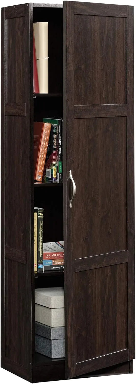 Armoire de rangement — en bois, avec rangement