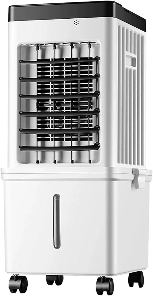 Climatiseur, grand réservoir, Rafraîchisseur D'Air Mobile, Réservoir Remplissage Haut pour Chambre, Bureau, Intérieur, Pièce