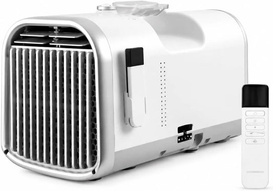 Climatiseur, 1300 W, extérieur, roulettes de déplacement, tactile, minuteur, food truck, silencieux, camping, V1