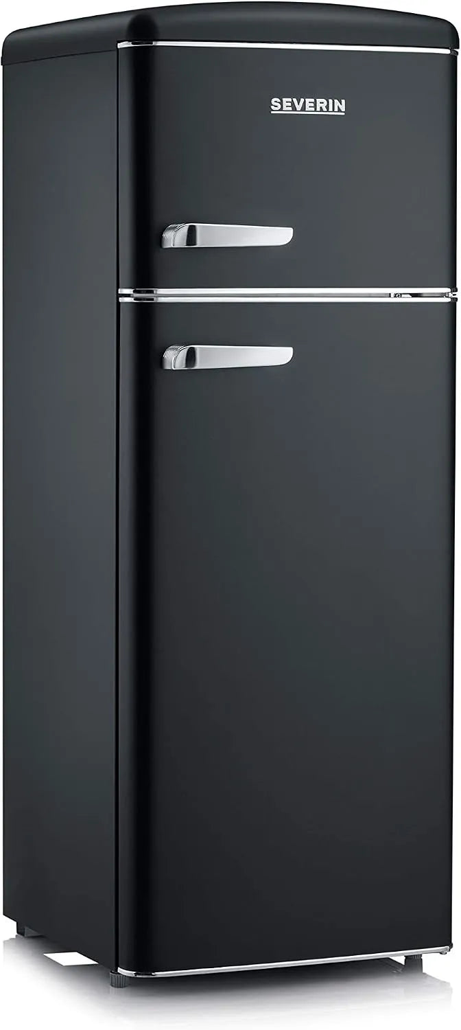Severin Congélateur, 206 L, classe énergétique E, pose libre, armoire congélateur, noir, RKG 8932, Longueur 55cm, SEVERIN Réfrigérateur Congélateur 2