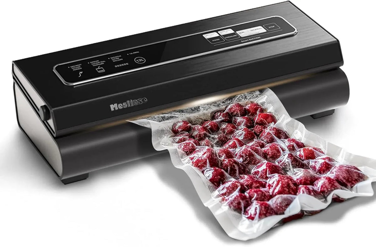 6-en-1 appareil de mise sous vide alimentaire, Machine, machine de scellage sous vide, 90Kpa, gris