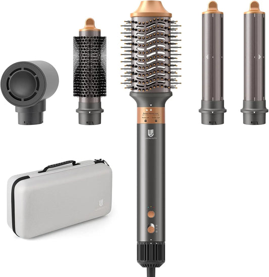 webeauty Seche Cheveux Set, Air Styler 6 en 1 équipé de Fer a Boucler