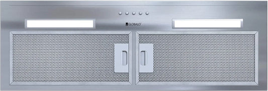 Hotte aspirante, hotte de cuisine, Hadario 80, installation sous meuble, Hadario 80.2 hotte de cuisine en acier