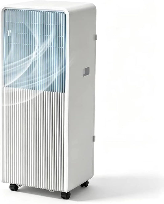 Climatiseur 3-en-1, 10000 BTU, Prise UK 3, Refroidisseur Déshumidificateur Ventilateur pour 500 Sq Ft Pièces, Vitesses Multiples Affichage Numérique