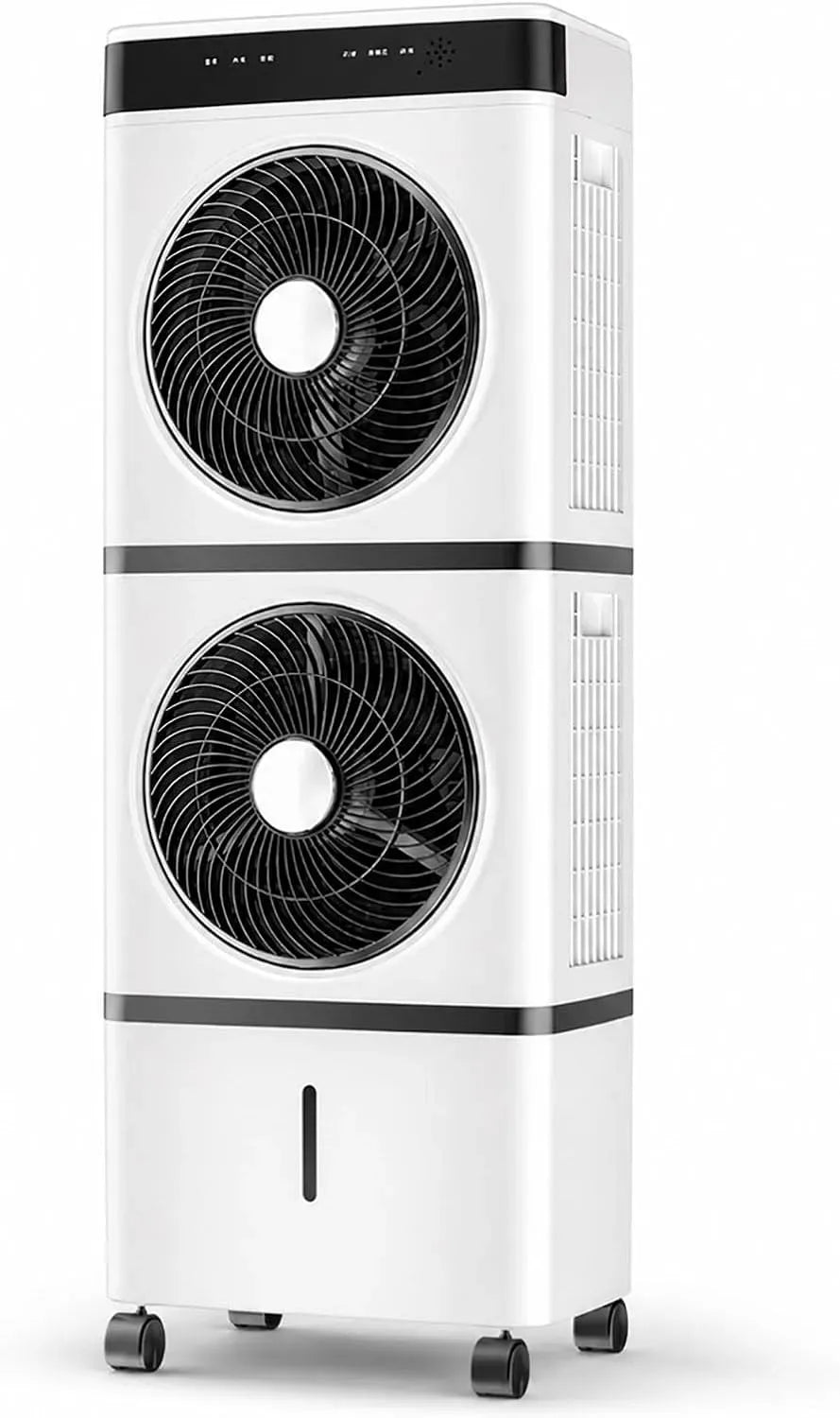 Rafraîchisseur d'air, 70 W, minuteur, 3 vitesses, grand réservoir, PortéE de Flux D'Air de 7 M, Minuterie de 12 H, RéServoir de 3,7 Gallons