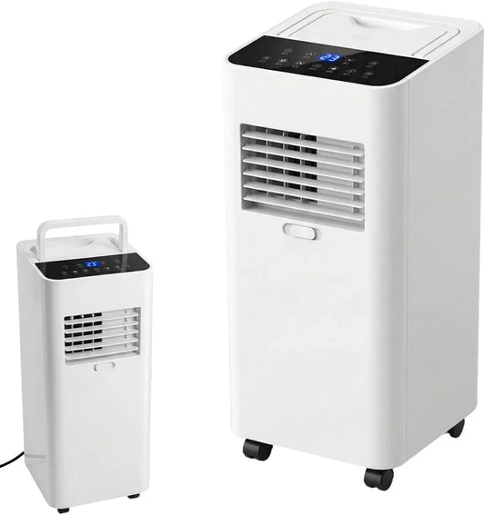 Climatiseur 7000BTU 12H, minuteur, décoration de salon, silencieux, Rafraîchisseur d'Air avec 2 Vitesses