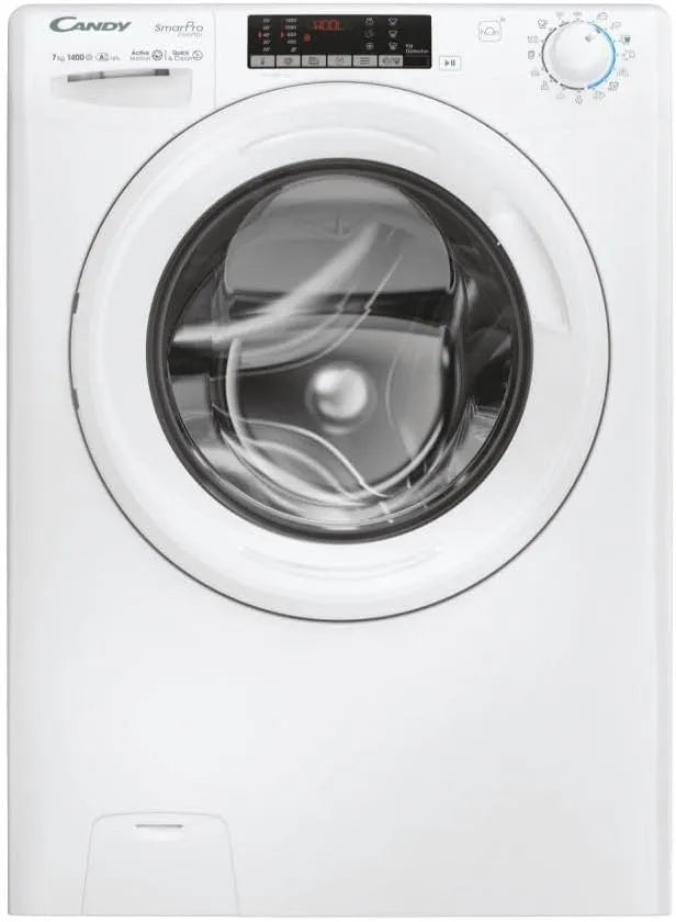 Candy 474TWM6/1-S Lave-linge, 7 kg, Inverter, blanc, Min Blanc, Candy Smart Pro Inverter CO 474TWM6/1-S Machine à Laver Charge Avant 7 kg 1400 TR