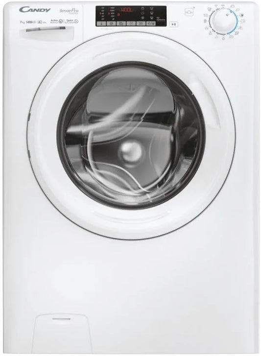 Candy 474TWM6/1-S Lave-linge, 7 kg, Inverter, blanc, Min Blanc, Candy Smart Pro Inverter CO 474TWM6/1-S Machine à Laver Charge Avant 7 kg 1400 TR