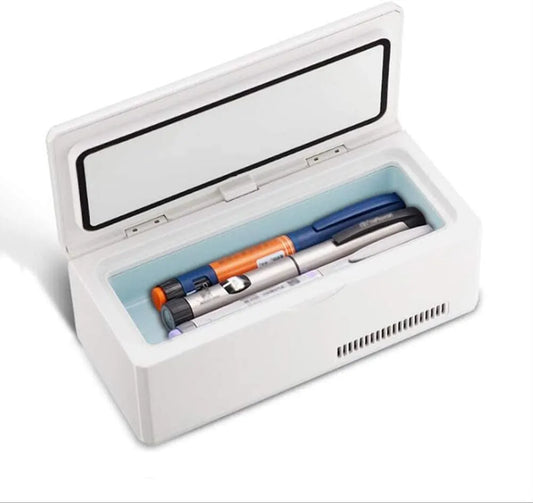 Réfrigérateur médical portable, 2 à 18 °C, transport d'insuline et de médicaments, LEVIOC'S Refroidisseur électrique pour insuline