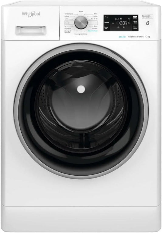 Lave-linge FFBD10469BSVFR, 10 kg, blanc, Lave-linge frontal 10kg 1400 Tours, min Blanc - FFBD10469BSVFR