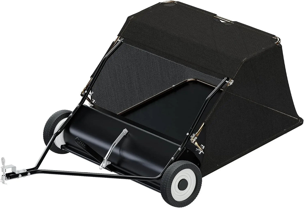 Wiltec ramasseur, machine de balayage des sols, balayeuse de sol, 1730 x 1130 x 585 mm, 365 L, 105 cm