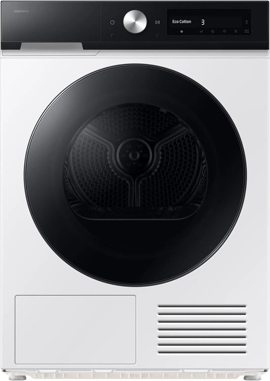 Samsung DV90DB7845GE/U3 Sèche-linge, 60 cm, 60 L, 9 kg, Wi-Fi, affichage AI Control, AI Dry, wifi, pompe à chaleur, QuickDrive, capteur Optimal Dry