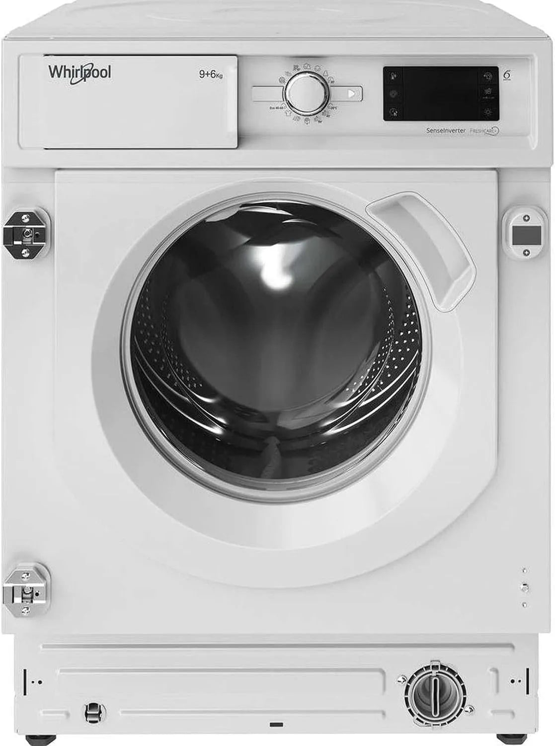 Whirlpool WMWG 91485 Lave-linge, blanc, machine à laver le linge, BI EU machine à laver avec sèche linge Intégré Charge Devant Blanc D