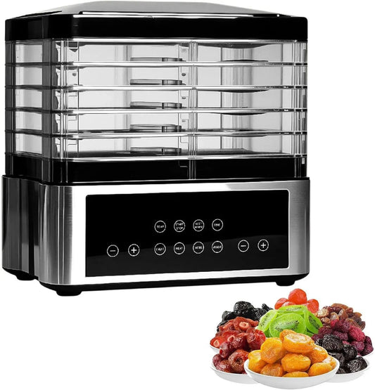 adapté aux Aliments, Déshydrateur Alimentaire Professionnel à 5 Couches avec écran Tactile LED, etc, contrôleur de température réglable de 30 à 75