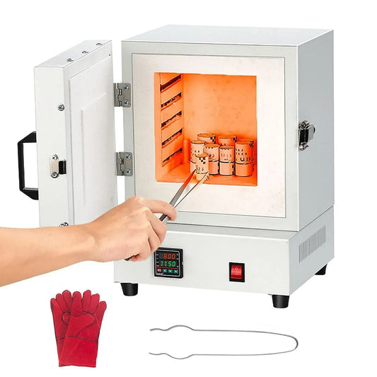 Four électrique, 2000 W, 2 zones de température, réglage de la température de 0 à 1150 °C, 4 faces