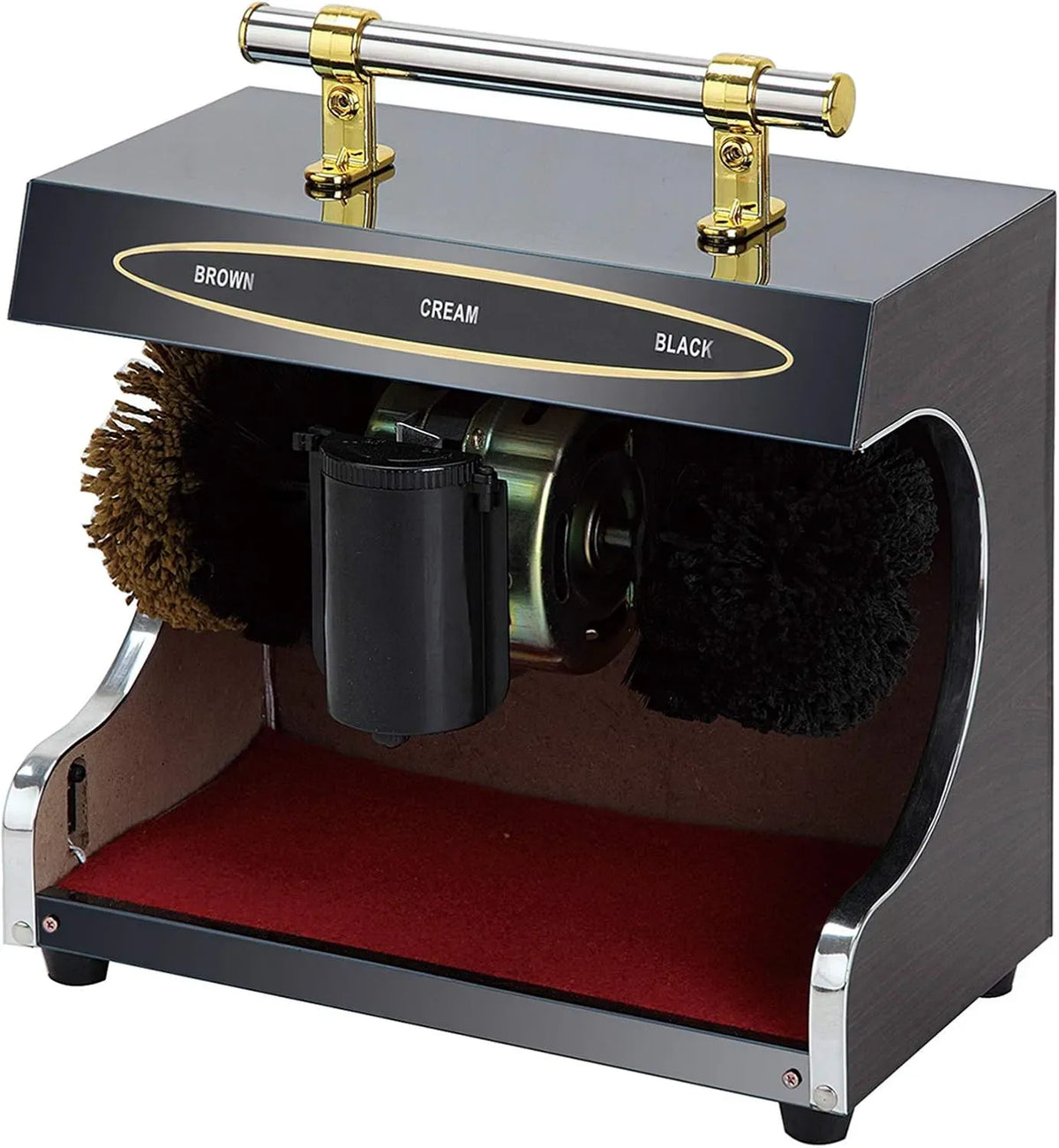 capteur, Brosse, Portable, noir, Cireuse à Chaussures électrique
