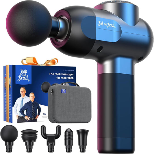 Pistolet de massage: format portable, 5 Vitesses, noir