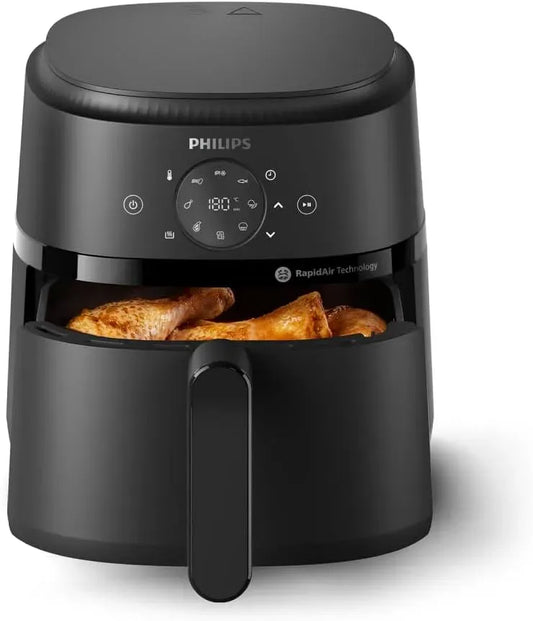 Philips NA229/00 Friteuse à air chaud, 4.2 L, tactile, application, dalle IPS, noir, 90% de matières grasses en moins, 13 modes, écran tactile
